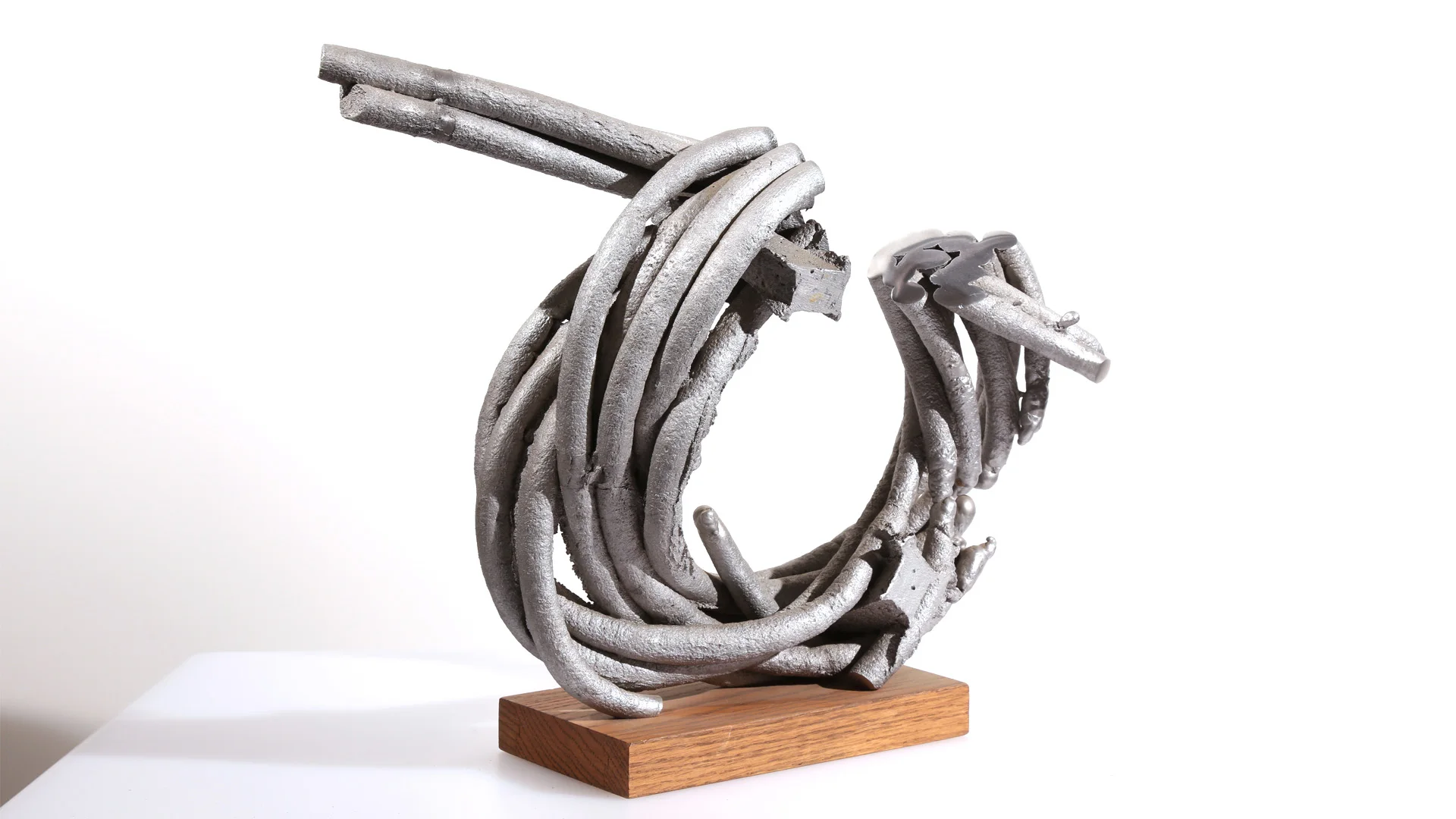 Untitled Knot, Pure Knots, Sand-casted sculpture by Mel Hantz